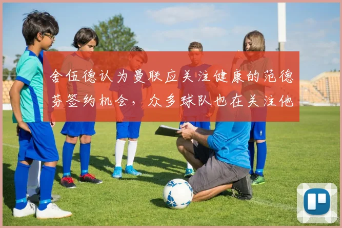 舍伍德认为曼联应关注健康的范德芬签约机会，众多球队也在关注他