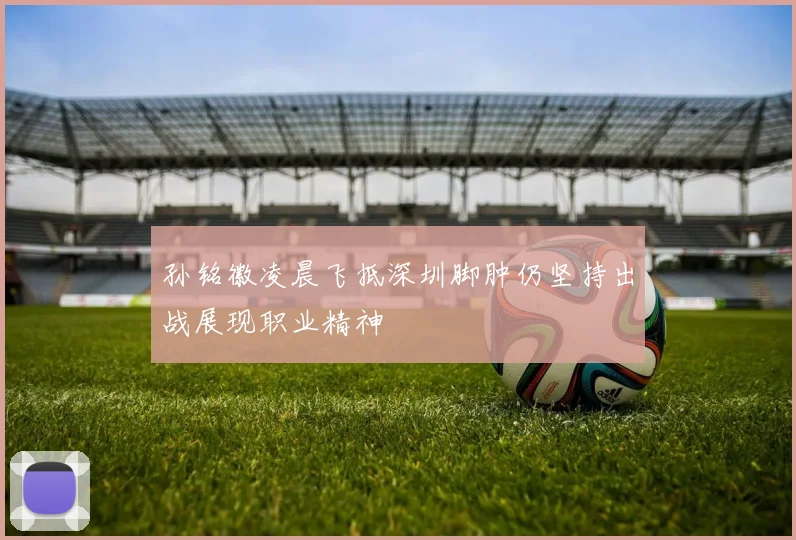 孙铭徽凌晨飞抵深圳脚肿仍坚持出战展现职业精神